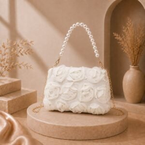 3D Rose Shoulder Bag