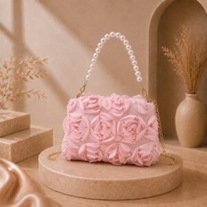 3D Rose Shoulder Bag