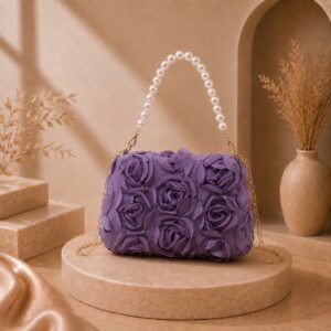 3D Rose Shoulder Bag