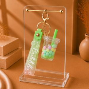 Pastel Bubble Cup Keychain