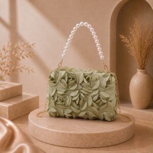 3D Rose Shoulder Bag