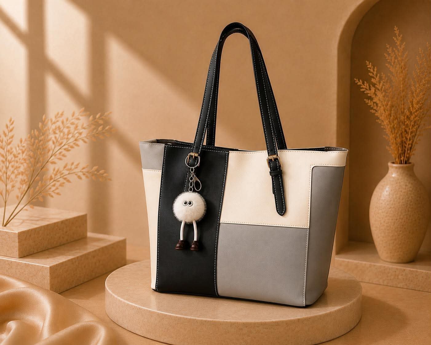 Artisan working with premium leather
