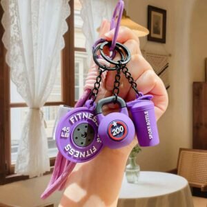 Mini Gym keychain Set